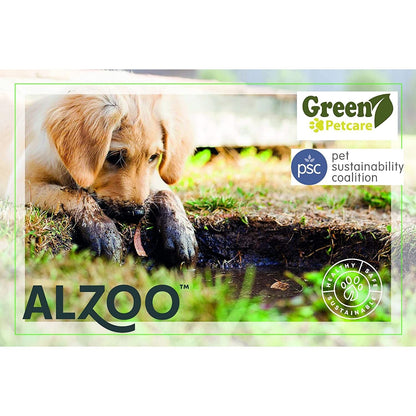 ALZOO Natural Flea & Tick Repellent Shampoo for Dogs — 12 oz