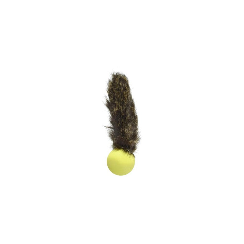 Go Cat Da Fur Pong — Rabbit Fur, Feather & Catnip Cat Toy