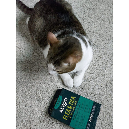 ALZOO Natural Flea & Tick Cat Collar