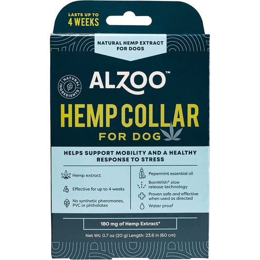 ALZOO Hemp Collar for Dogs — Natural Joint & Mobility Support