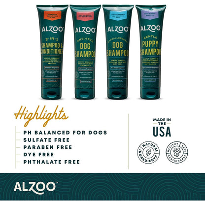 ALZOO Gentle Puppy Shampoo — 8 oz