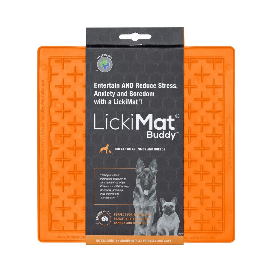 LickiMat Classic Buddy Slow Feeder Lick Mat for Dogs