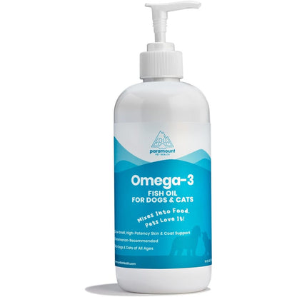 Paramount Pet Health Omega-3 Fish Oil Supplement for Dogs & Cats