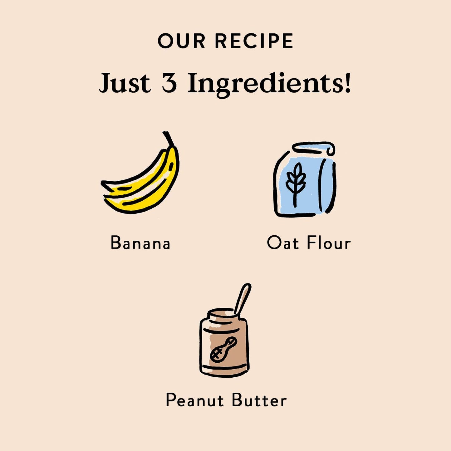 Bocce's Bakery Oven Baked PB & Banana Dog Treats — Wheat Free, 14 oz