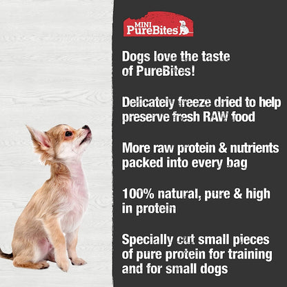 Mini PureBites Chicken Freeze-Dried Trainer Dog Treats