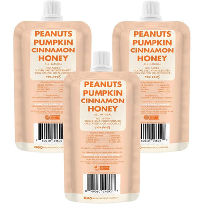 Bark Bistro Pumpkin Pup Buddy Budder Squeeze Packs — Trio, 3 x 4 oz