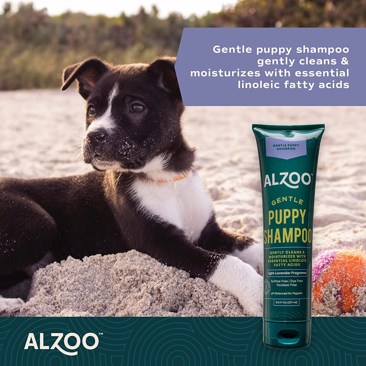 ALZOO Gentle Puppy Shampoo — 8 oz