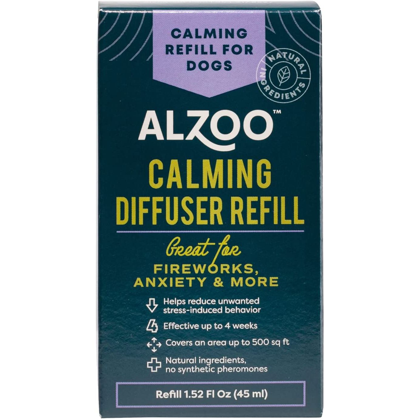 ALZOO All-Natural Calming Diffuser Refill for Dogs