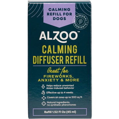 ALZOO All-Natural Calming Diffuser Refill for Dogs