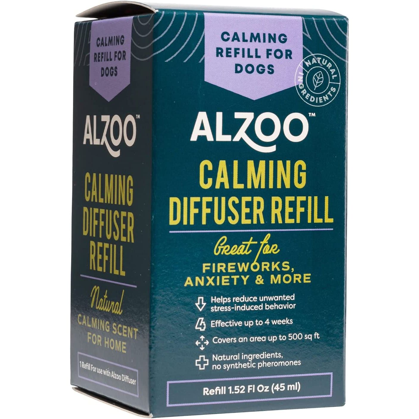 ALZOO All-Natural Calming Diffuser Refill for Dogs