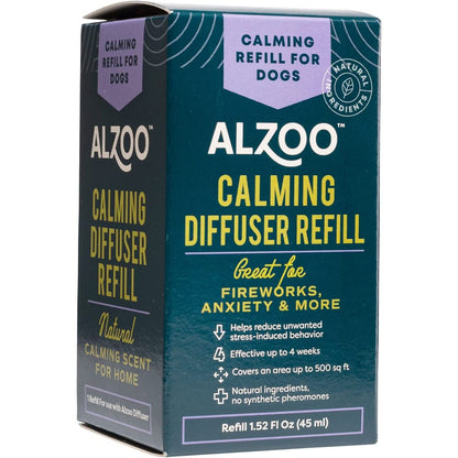 ALZOO All-Natural Calming Diffuser Refill for Dogs