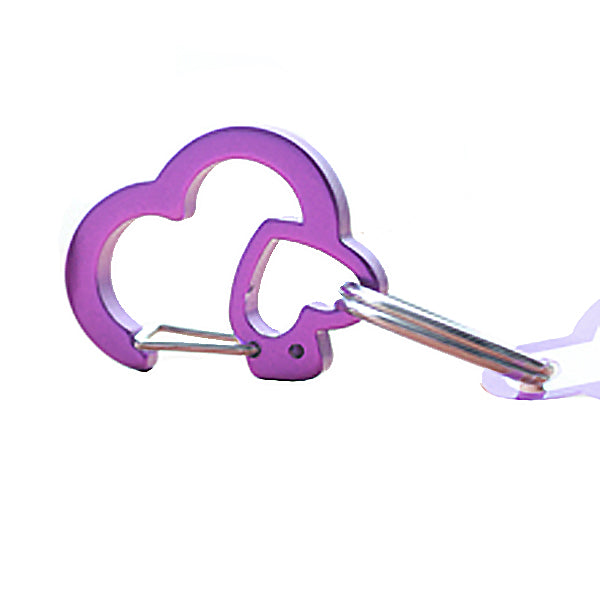 Rubit! Rhinestone Small Heart Shaped Dog Tag Clip