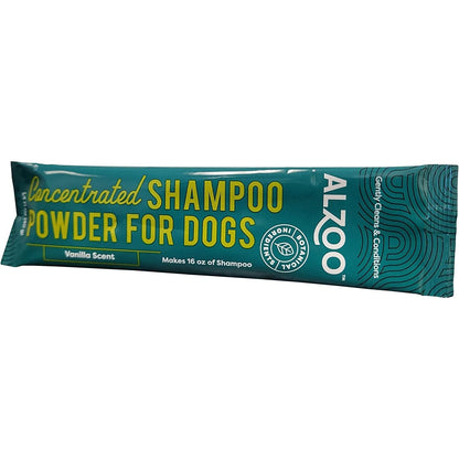 ALZOO Concentrated Dog Shampoo Bundle — Refillable Bottle + Sensitive Skin Pouch