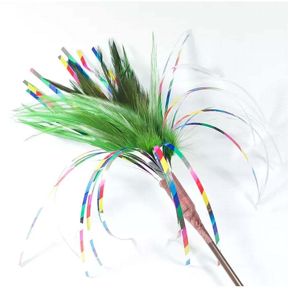 Go Cat 18" Sparkling Kitty Duster Cat Wand Toy