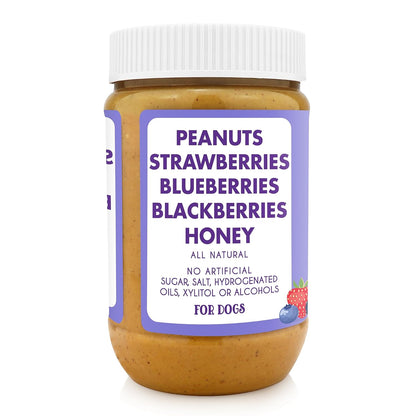 Bark Bistro Superberry Snoot Buddy Budder — 100% Natural Dog Peanut Butter, 17 oz
