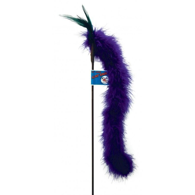 Go Cat 18" Cat Tail Cat Wand Toy