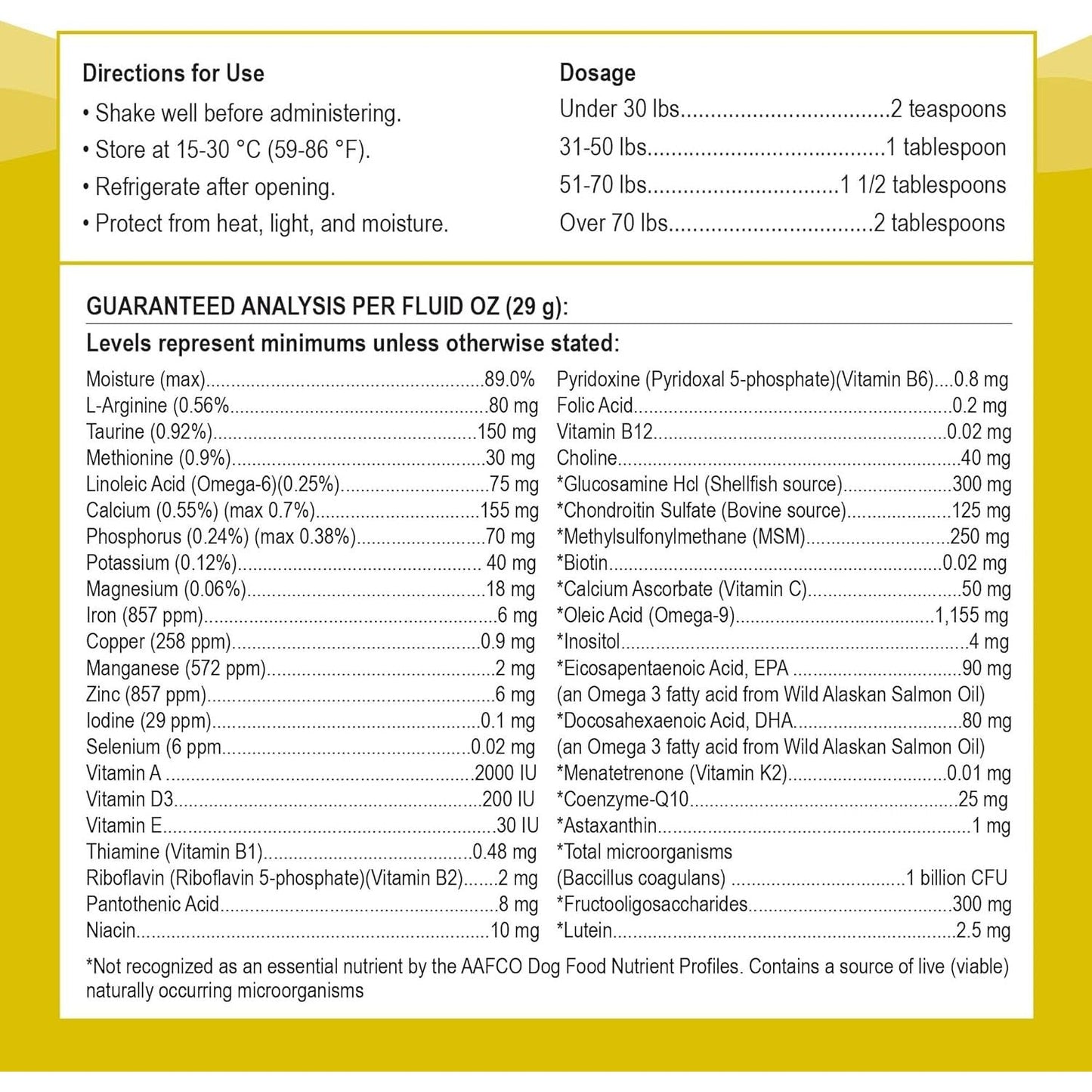 Paramount Pet Health Liquid Vitamins & Skin & Coat Support for Dogs