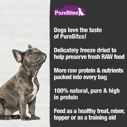 PureBites Ocean Whitefish Freeze-Dried Dog Treats — Single Ingredient