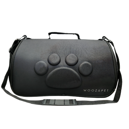 WOOZAPET Black Travel Pet Carrier For Dogs or Cats