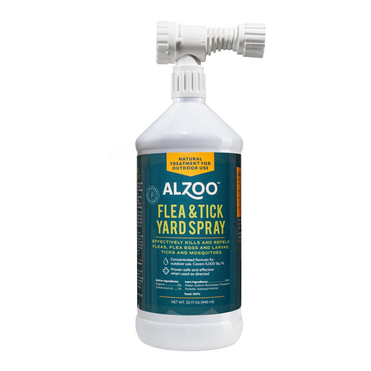 ALZOO Natural Flea & Tick Yard Spray — 32 oz
