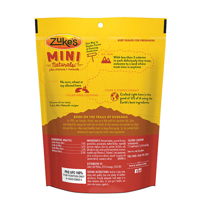 Zuke's Mini Naturals Peanut Butter & Oats Recipe 16 oz.