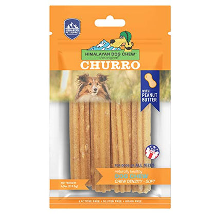 Himalayan Pet Supply yaky Churro Himalaya| Real Peanut Butter Flavor