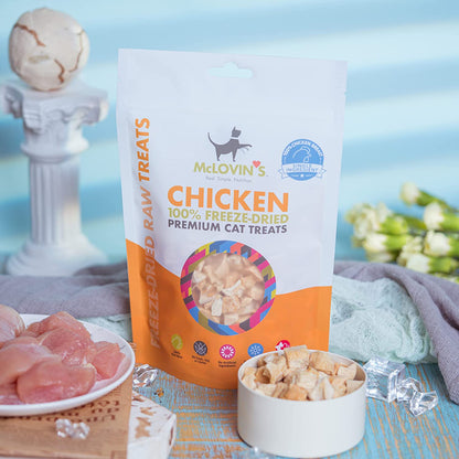 McLovin's Freeze-Dried Premium Cat Treats Chicken 3 oz