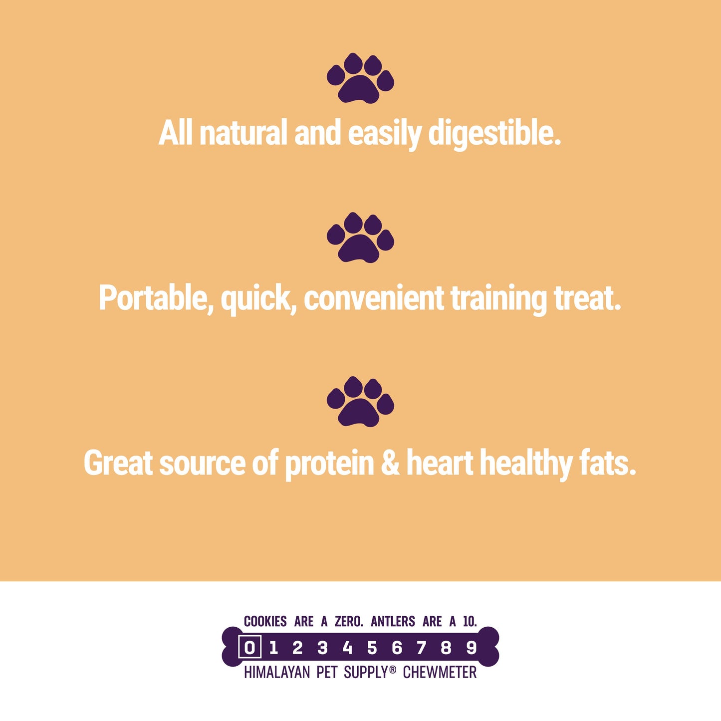 Himalayan Pet Supply Health and Wellness Cubits with Peanut Butter