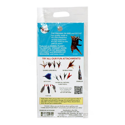 Go Cat Da Bird Cat Toy Refill Accessories, Sparkler