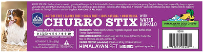 Himalayan Pet Supply Churro Stix Water Buffalo 10 in.