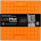 Lickimat Classic Playdate Slow Feeder for Dogs (Orange)