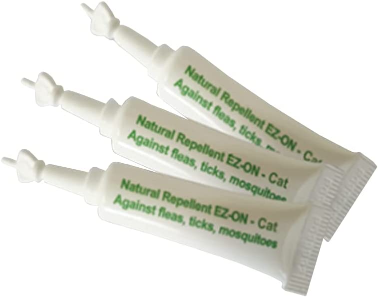 ALZOO Flea & Tick Repellent Squeeze-On for Cats - Pack of 3