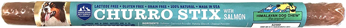 Himalayan Pet Supply Churro Stix Salmon 10 in.