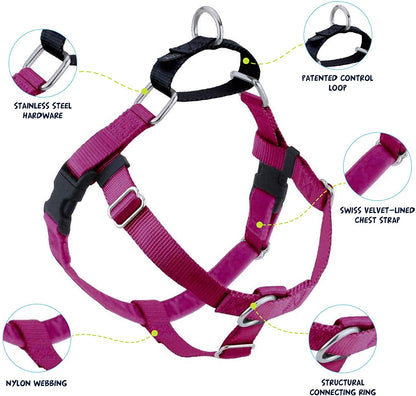 Freedom No-Pull Dog Harness Raspberry