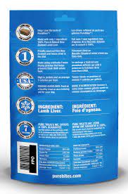 PureBites Lamb Liver Dog Treats 3.35 oz.