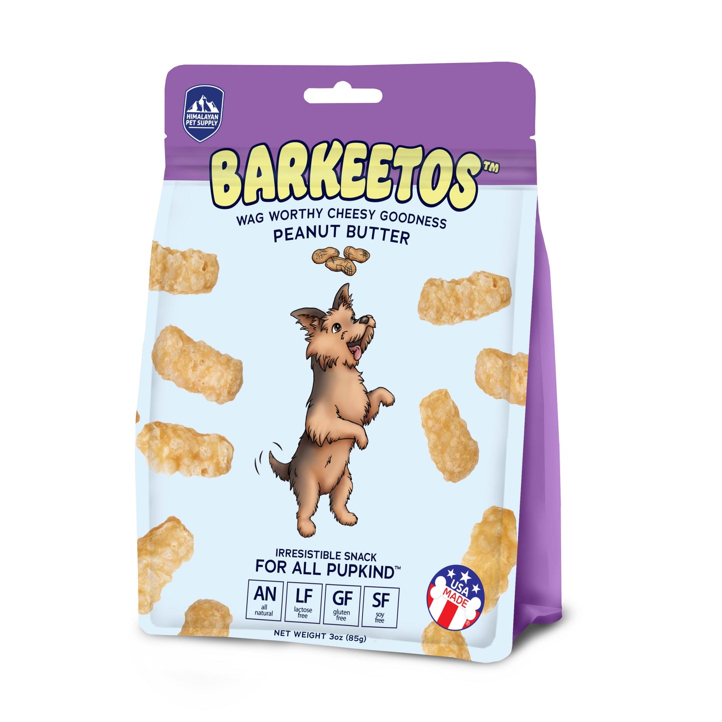 Himalayan Pet Supply Barkeetos Peanut Butter Dog Treats