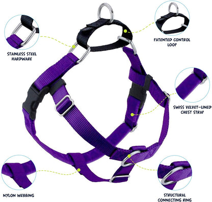 Freedom No-Pull Dog Harness Purple