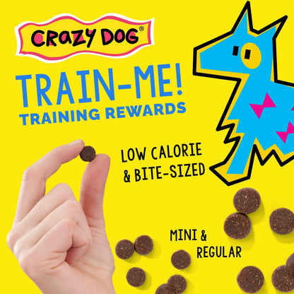 Crazy Dog Train-Me! Training Reward Mini Dog Treats Chicken 4 oz