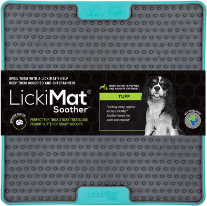 LickiMat Tuff Soother, Heavy-Duty Dog Slow Feeders Lick Mat