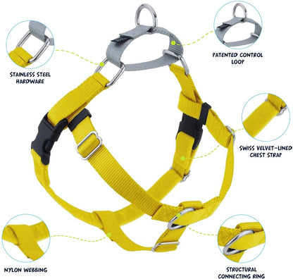 Freedom No-Pull Dog Harness Yellow