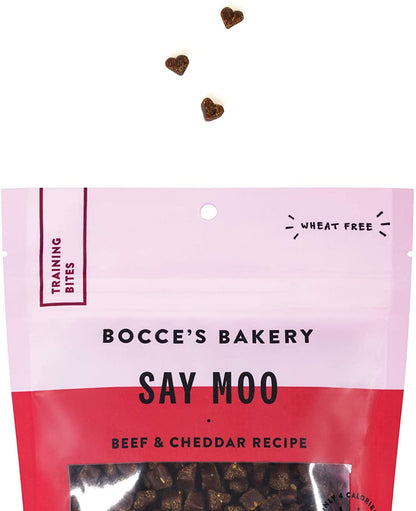 Bocce's Bakery Say Moo Beef & Cheddar Training Treats 6 oz