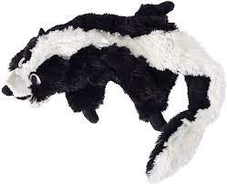 Doggles Plush Bottle Skunk Dog Toy