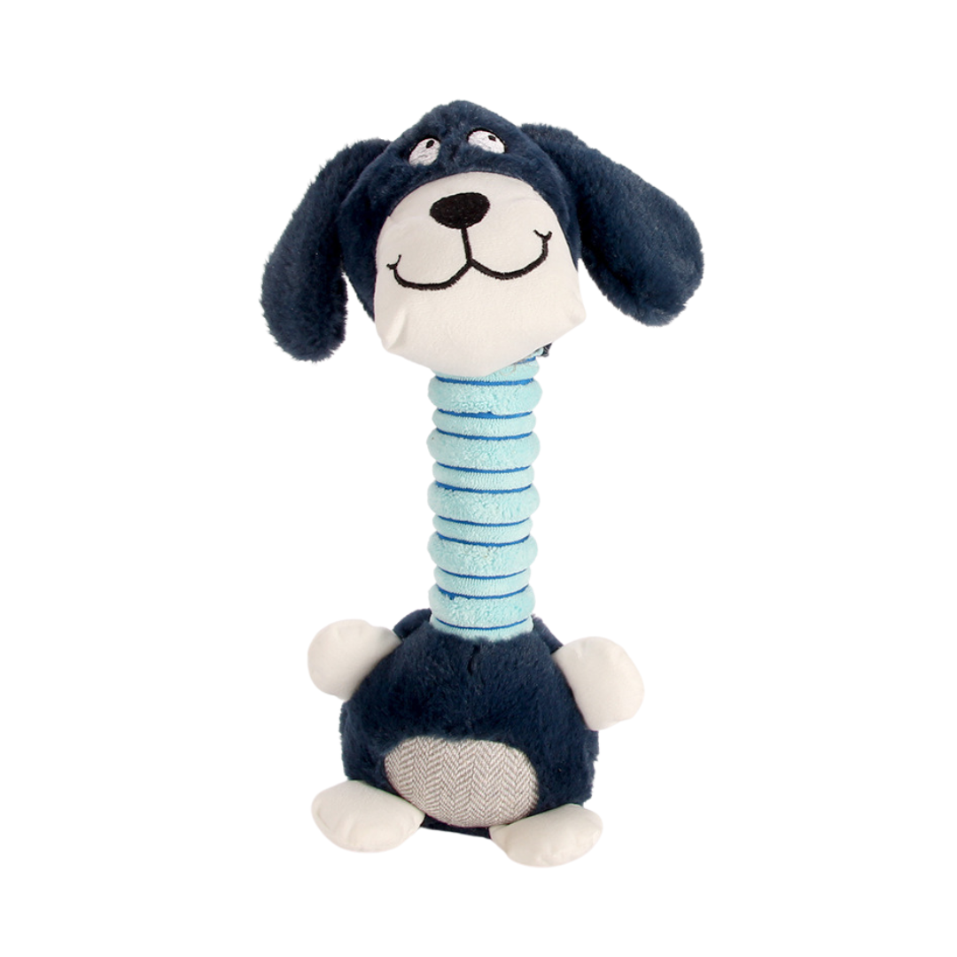 WOOZAPET Long Neck Sillies Plush Dog Toy with Squeaker