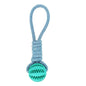 WOOZAPET Durable Rope Dog Toy with Pet Molar Bite Treat Ball | Aggressive Chewers Medium and Large Breeds