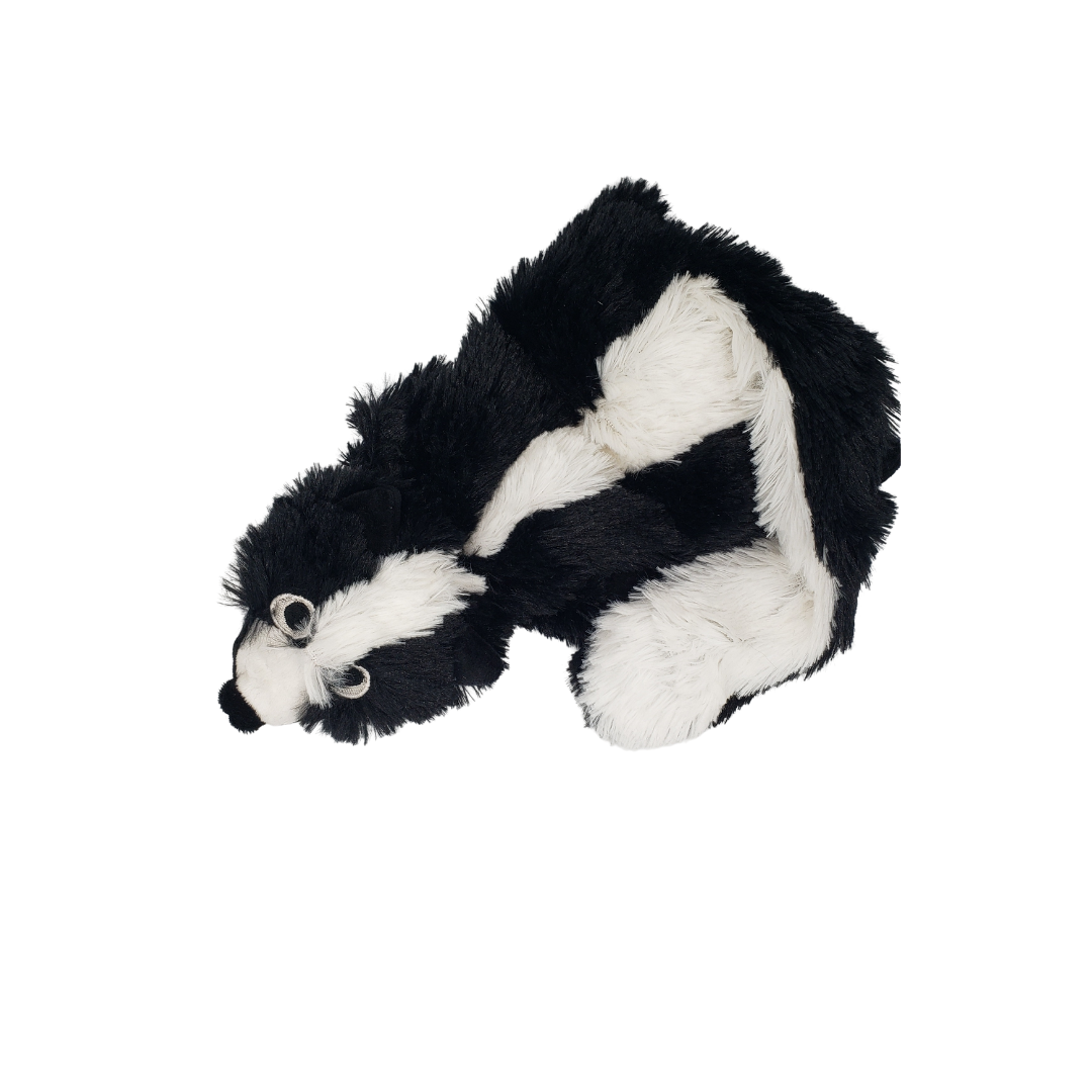 Doggles Plush Bottle Skunk Dog Toy