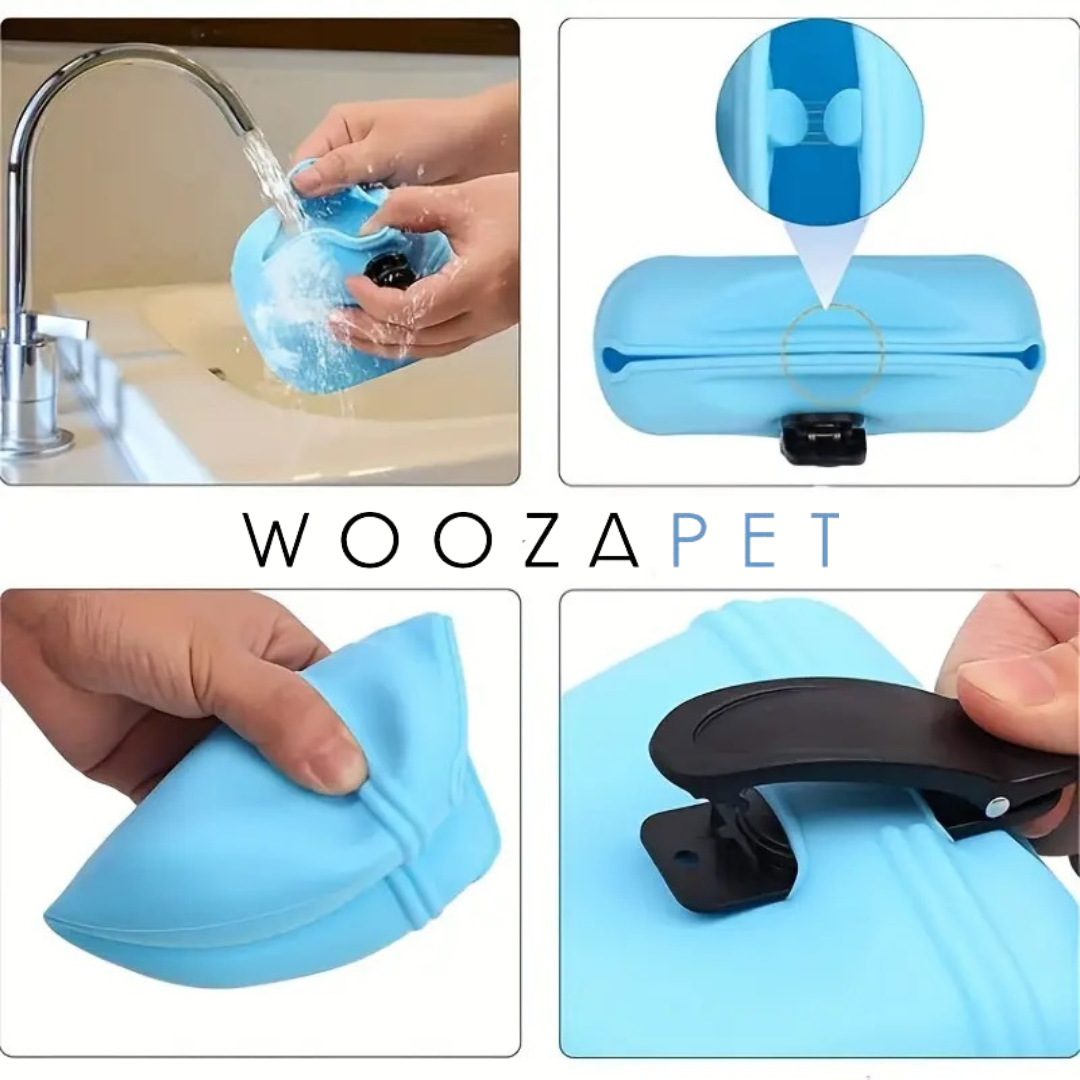 WOOZAPET Silicone Trainer Treat Clip-On Pouch