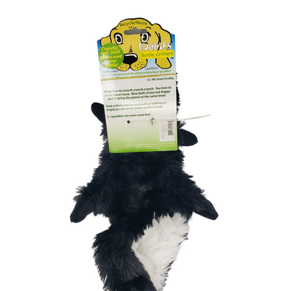 Doggles Plush Bottle Skunk Dog Toy