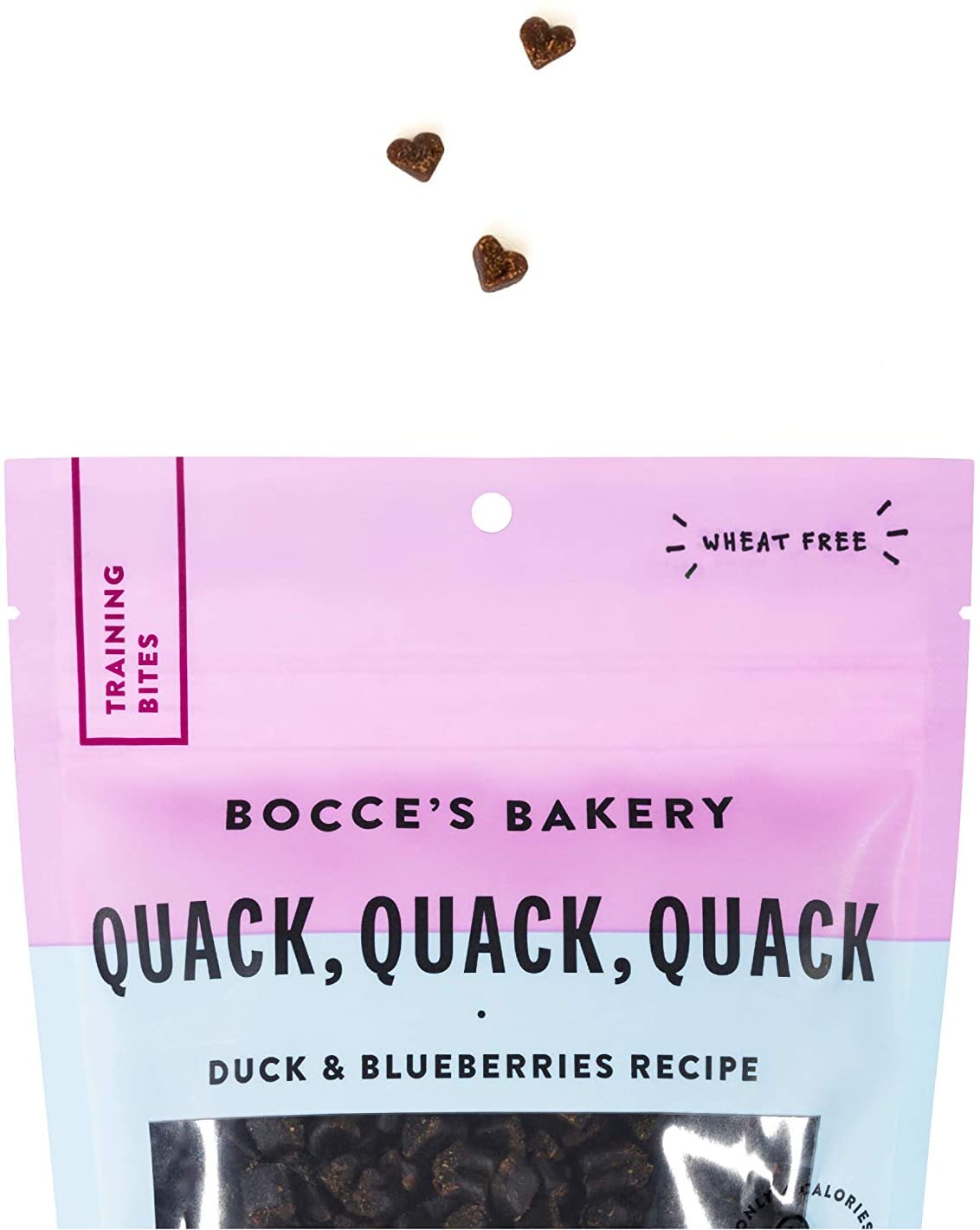 Bocce's Bakery - Everyday Wheat-Free Dog Treats, Quack, Quack, Quack Training Bites, 6 oz