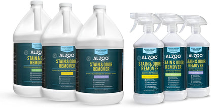 ALZOO Stain and Odor Remover Spray Citrus Vanilla