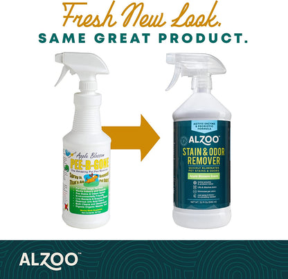 ALZOO Stain and Odor Remover Spray Apple Blossom